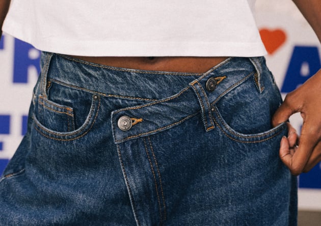 Jeans femme taille haute taille basse